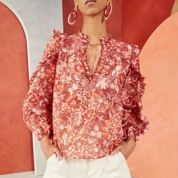 Ulla Johnson Rana Blouse - Picture 2 of 11